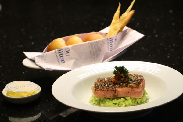 Pan-Roasted Sea Bass