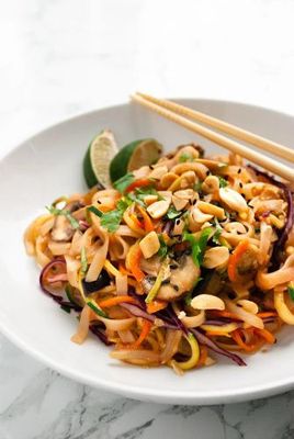 Vegetable Pad Thai Noodles