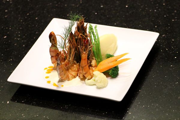 Grilled King Prawns