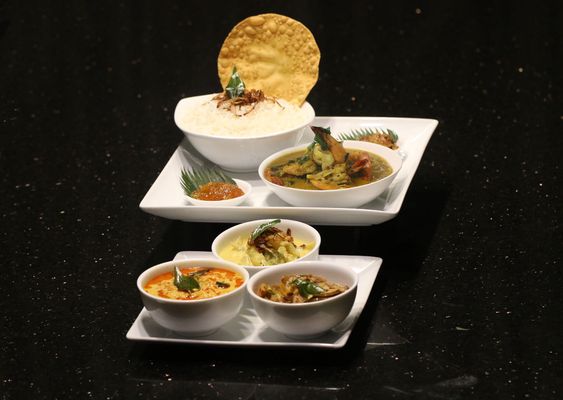 Sri Lankan Rice Curry With Prawn