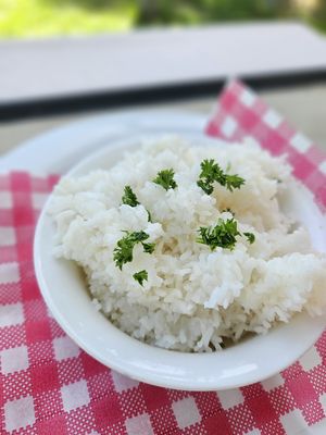 Steamed rice
