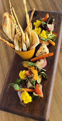 Vegetarian antipasto platter