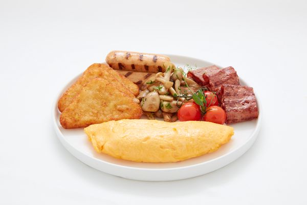 3 Egg Omelette With Sides