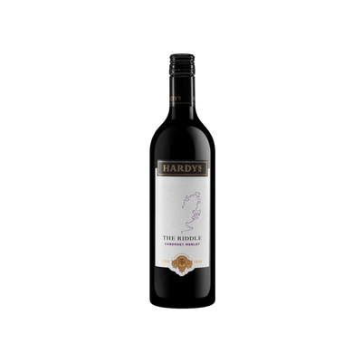 The Riddle, Hardy’S Cabernet - Merlot South Australia Bottle