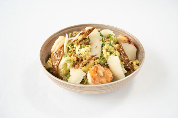 Caesar Prawn Salad - Contains Pork