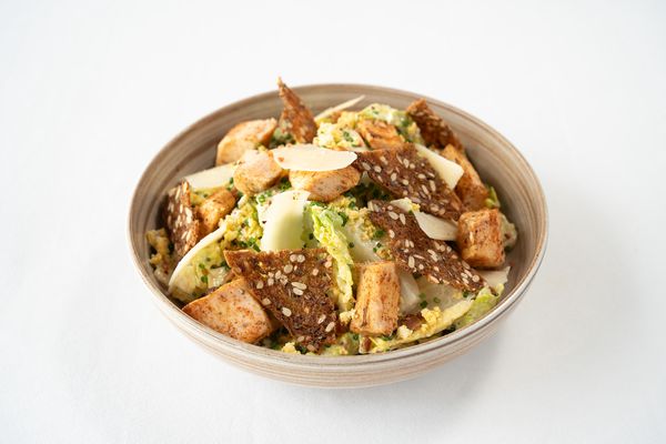 Caesar Chicken Salad - Contains Pork