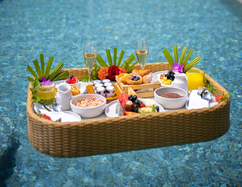 Floating Breakfast for Couple
